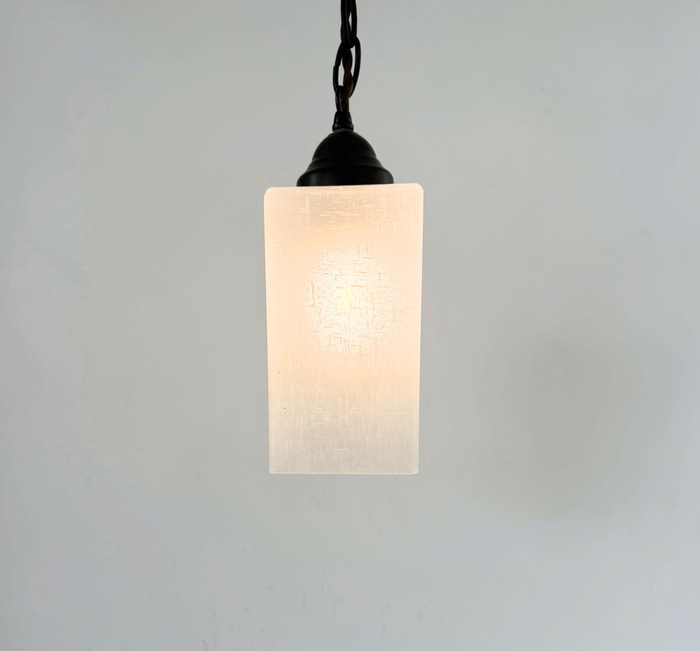Modern Linen Square Pendant - The Lamp Goods