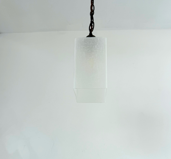 Modern Linen Square Pendant - The Lamp Goods