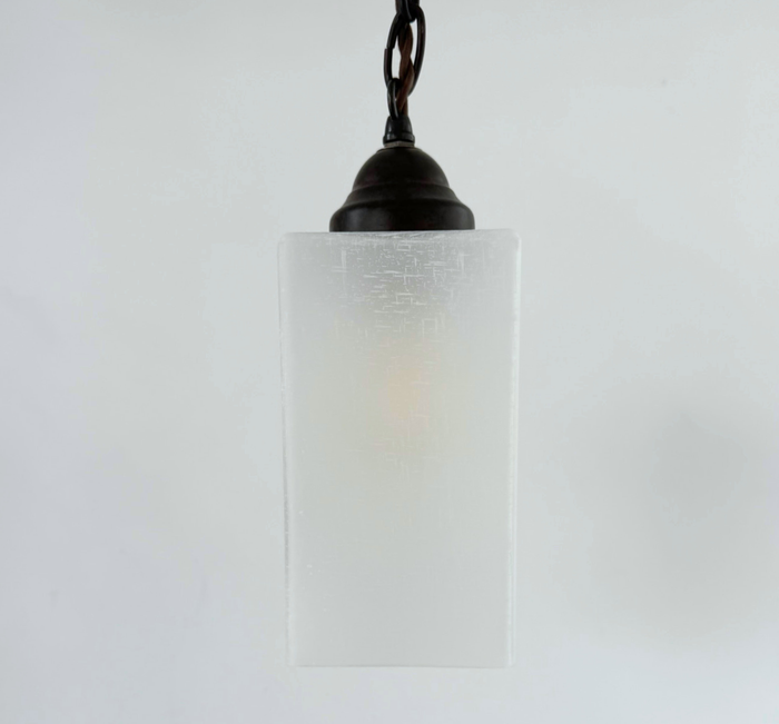 Modern Linen Square Pendant - The Lamp Goods