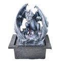 MYSTICAL DRAGON WATER FEATURE FOUNTAIN INDOOR OUTDOOR BENCH TOP HOME DECOR