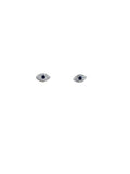 Navy Eye Marquise Stud Earrings