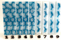 PBBrick-009: Ocean Blue Mosaic and Dolphin Dance Frost Cast over Blue Resin Pen Blank Diamond Painting Alumilite Resin Casting