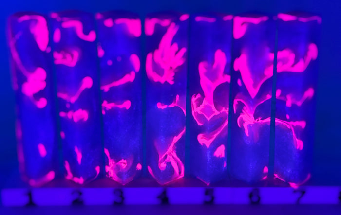 PBBrick-019: Lavender Stardust Wave Frosted Purple Pink Pen Blank Diamond Painting Alumilite Resin Casting
