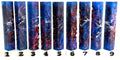 PBBrick-023: Embers of the Deep Blue Pink Red White Pen Blank Diamond Painting Alumilite Resin Casting