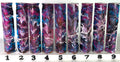 PBBrick-030: Cosmic Velvet Storm Blue Pink with White Swirls Pen Blank Diamond Painting Alumilite Resin Casting