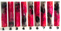 PBBrick-036: Fire & Shadow Pink White Gold Black Pen Blank Diamond Painting Alumilite Resin Casting