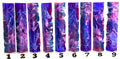 PBBrick-052: Mystic Purple Tide Purple Pink Blue Swirls Pen Blank Diamond Painting Alumilite Resin Casting