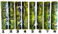 PBBrick-060: Emerald Wildfire Purple Blue Green Swirls Pen Blank Diamond Painting Alumilite Resin Casting