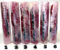 PBBrick-098: Cactus Gold 2.0 Red Blue Prickly Pear in White Pen Blank Hybrid Diamond Painting Alumilite Resin Casting