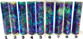 PBBrick-118: Celestial Dreamscape Purple Blue Green with Yellow Glitter Pen Blank Diamond Painting Alumilite Resin Casting