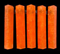 PBBrick-125:  Orange with Glitter Pen Blank Diamond Painting Alumilite Resin Casting