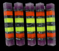 PBBrick-126:  Purple Orange Green with Glitter Pen Blank Diamond Painting Alumilite Resin Casting