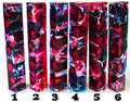 PBBrick-128: Cattail Vineyard Pink Blue White Redwine Dyed Cattail Blue Green Prickly Pear Cactus Pen Blank Diamond Painting Alumilite Resin Casting