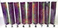 PBBrick-182: Galaxy Morph Purple with Green Orange Glitter Pen Blank Diamond Painting Alumilite Resin Casting