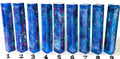 PBBrick-184: Starlit Abyss Blue Purple Pink Green with White Glitter Pen Blank Diamond Painting Alumilite Resin Casting