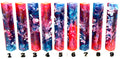 PBBrick-187: Ocean Flame Blue Red White Purple Pen Blank Diamond Painting Alumilite Resin Casting