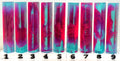PBBrick-190: Lagoon Lights Blue Pink Pen Blank Diamond Painting Alumilite Resin Casting