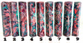 PBBrick-196: Coral Eclipse Blue Orange Red White Pen Blank Diamond Painting Alumilite Resin Casting