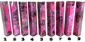 PBBrick-201: Shadow Blossom Black Lavender Pink White Swirls Pen Blank Diamond Painting Alumilite Resin Casting