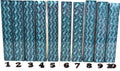 PBBrick-215: Tidal Elegance Blue Black 3D Printed Pen Blank Diamond Painting Alumilite Resin Casting