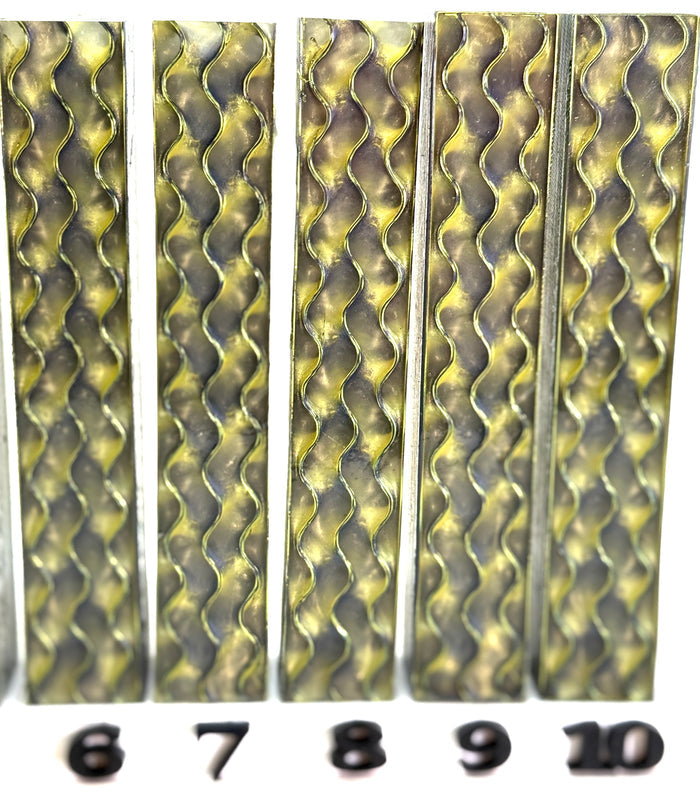 PBBrick-220: Champagne Current Gold Black 3D Printed Pen Blank Diamond Painting Alumilite Resin Casting