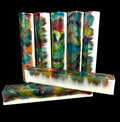 PBBrick-Pastel: White with Pastel Colors All Resin Pen Blank Diamond Painting Alumilite Resin Casting