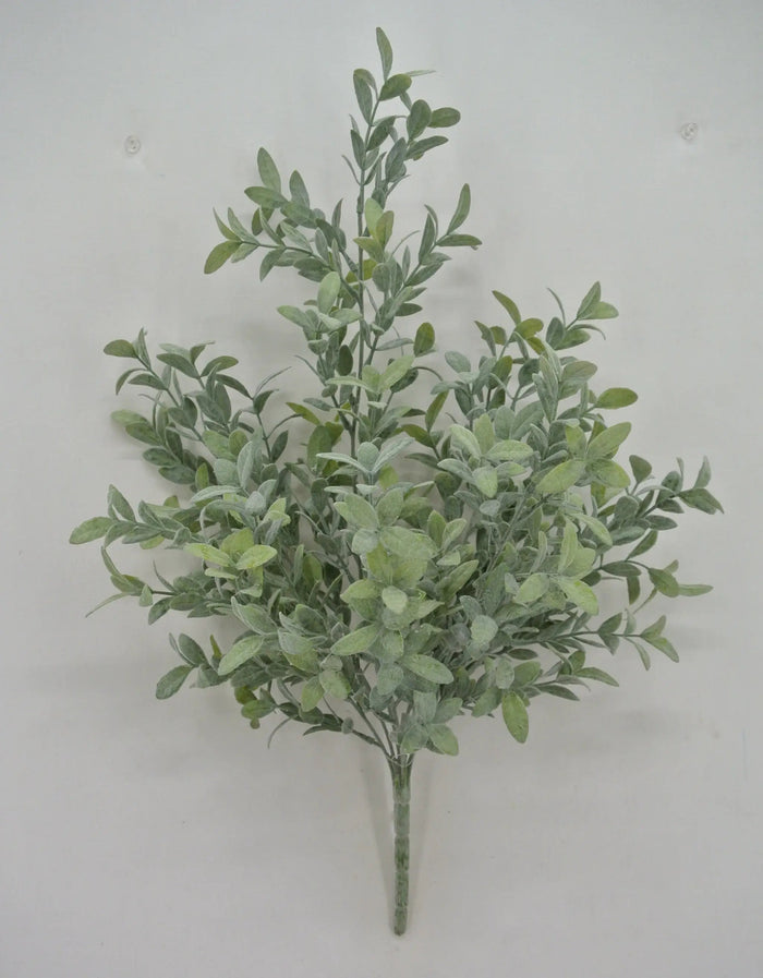 Golden Bell Plastic Leaves Bush 21" - Artificial Shrubs Silk