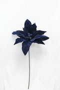 Poinsettia Stem Dark Blue 32.5"