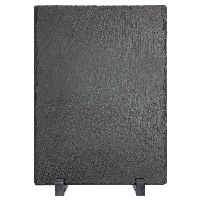 7" x 5" Rectangle Slate Decor with Plastic Feet