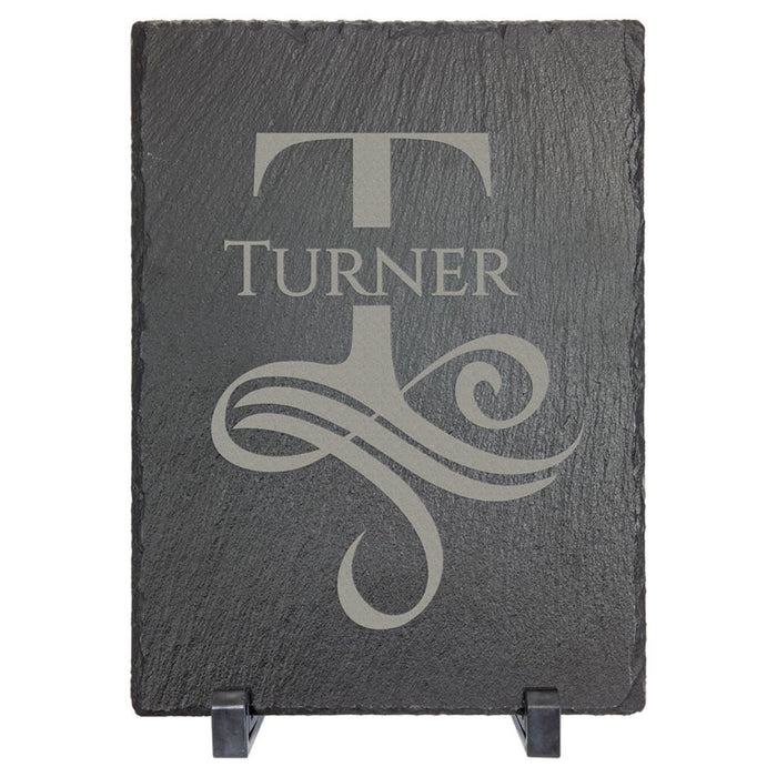 7" x 5" Rectangle Slate Decor with Plastic Feet