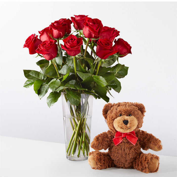 Romantic Long Stem Red Rose Bouquet Bundles – PANDA FLOWERS CANADA INC, Calgary AB