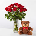 Romantic Long Stem Red Rose Bouquet Bundles – PANDA FLOWERS CANADA INC, Calgary AB