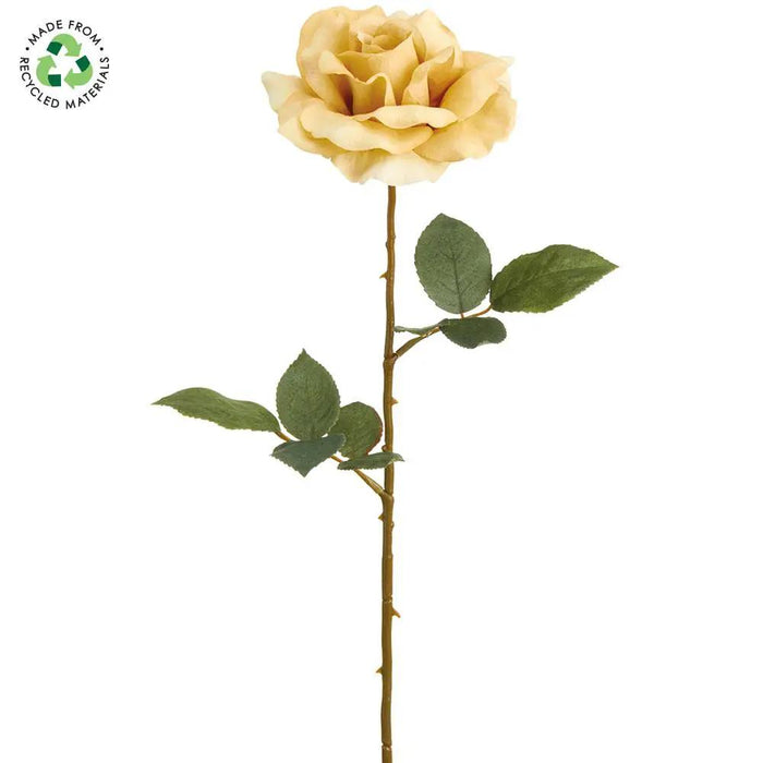 Rose Spray Beige 25" - Evergreen Home and Floral