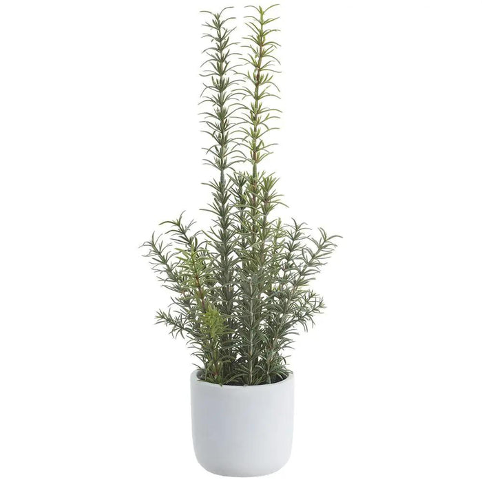 Allstate Rosemary in Cement Pot Green-Gray 17" - Artificial Non-Flowering Plants Silk