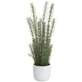Allstate Rosemary in Cement Pot Green-Gray 23" - Artificial Non-Flowering Plants Silk