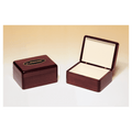 Rosewood Piano Finish Jewelry Box with Beige Felt Lining