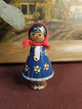 Russian Folk Art - Wooden figurine/ornament