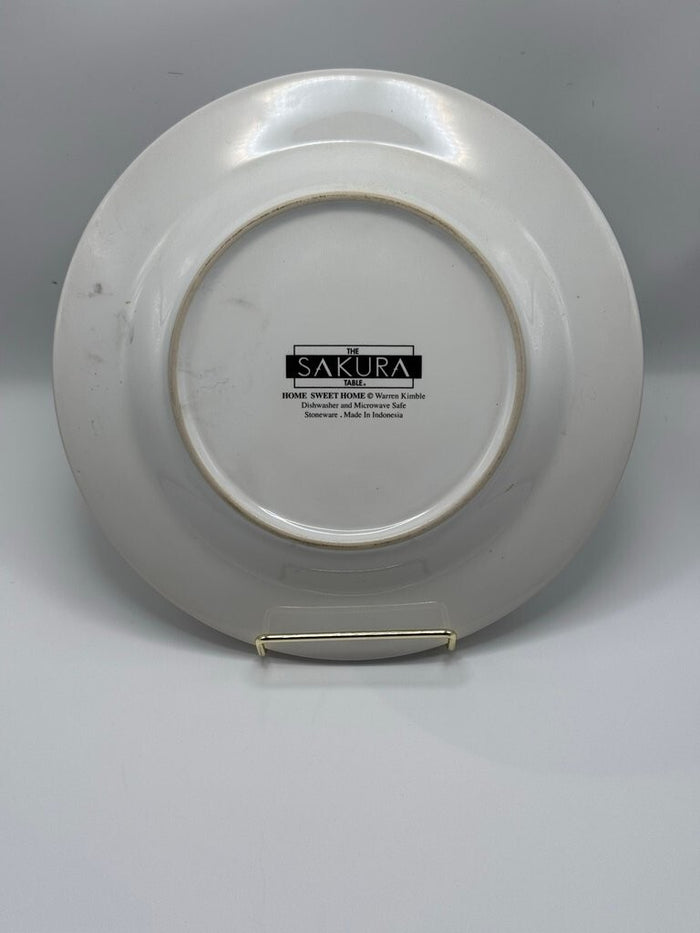 Sakura Home Sweet Home Decorative Plate by Warren Kimble
