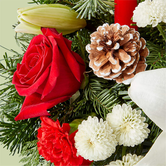 Seasonal Festivities Centerpiece – PANDA FLOWERS CANADA INC, Calgary AB