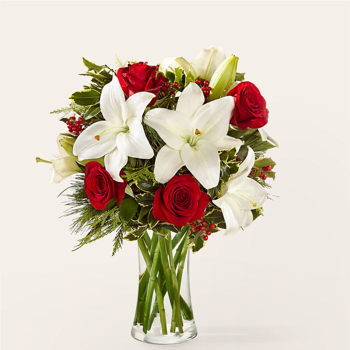 Sparkling Snowflakes Bouquet – PANDA FLOWERS CANADA INC, Calgary AB