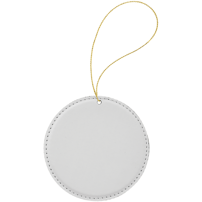 Subli-Tru Round Ornament with Gold String