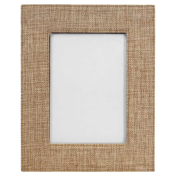5" x 7" Sublimatable Burlap Photo Frame
