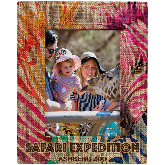5" x 7" Sublimatable Burlap Photo Frame