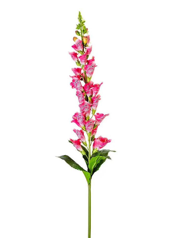AmBest UV Foxglove Spray Hot Pink 42" - Artificial Flowering Plants Silk