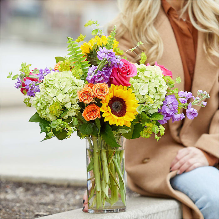 Vibrant Greetings Bouquet – PANDA FLOWERS CANADA INC, Calgary AB