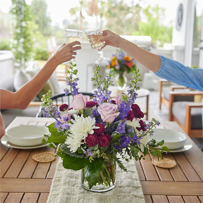 Violet Frost Bouquet – PANDA FLOWERS CANADA INC, Calgary AB